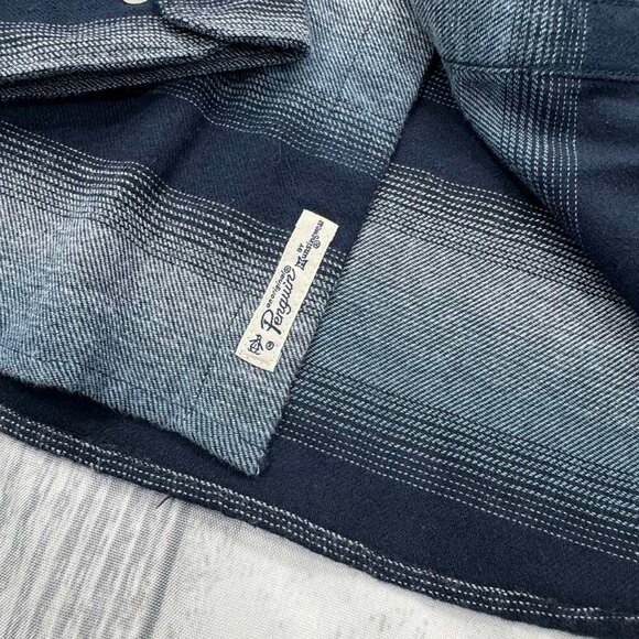 NWT Original Penguin Button Down Shirt XL Blue Stripe Spring Lake Mens $89 - Picture 3 of 12